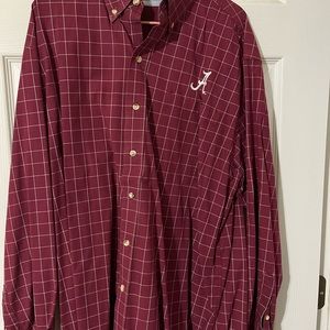 NZone sportswear Alabama button down mens shirt.